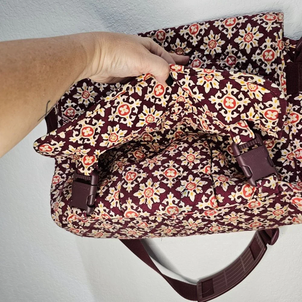 Vera Bradley Book/Computer bag, small tear and ink stain on bottom, not noticea